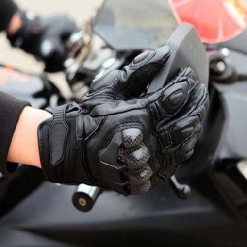 バイク　グローブ 本革製高機能防護バイクグローブ