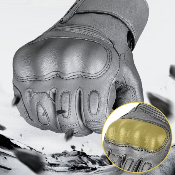 バイク　グローブ プロテクター装備本格革製バイクグローブ