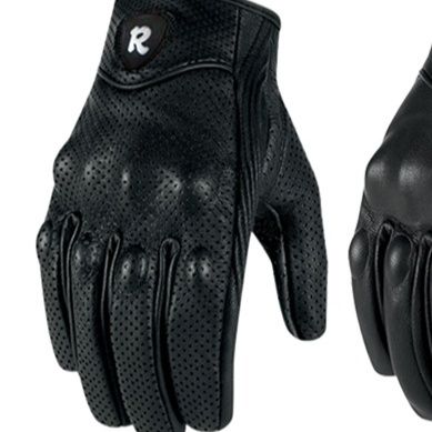 バイクグローブ 通気性抜群パンチング加工メッシュライディンググローブ
