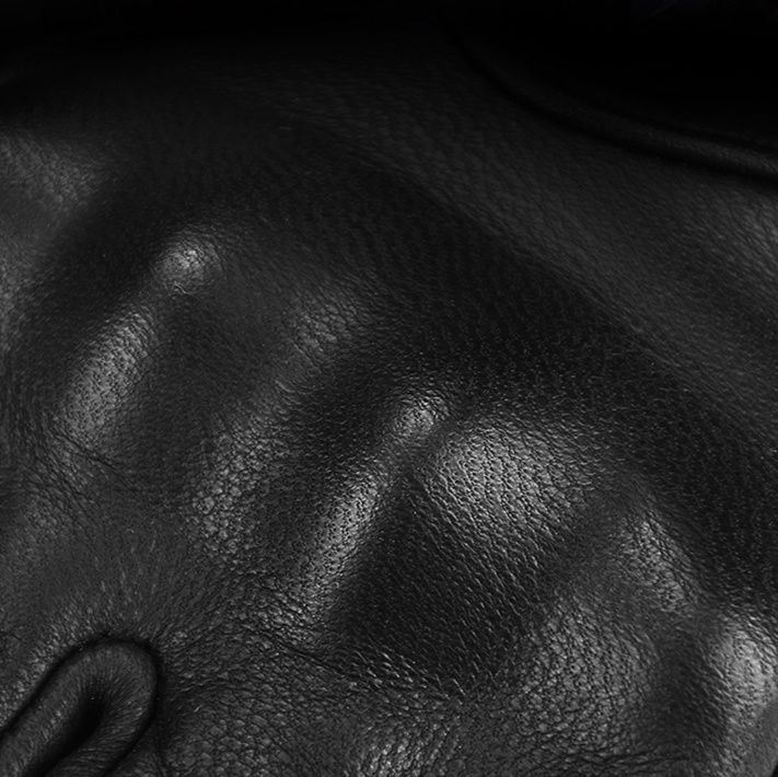 バイクグローブ 本革製ナックルプロテクター付き高級バイクグローブ