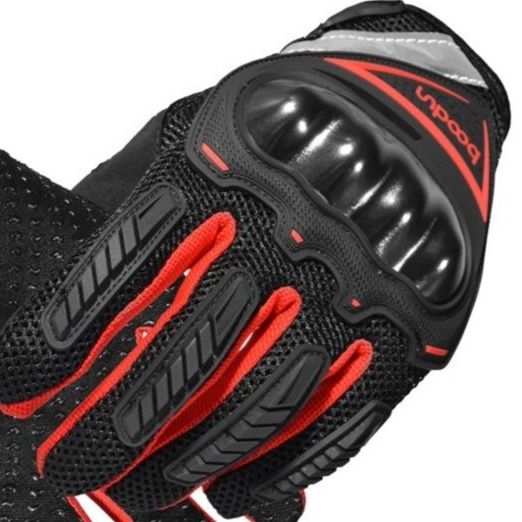 バイクグローブ 硬質プロテクター付きメッシュバイクグローブ