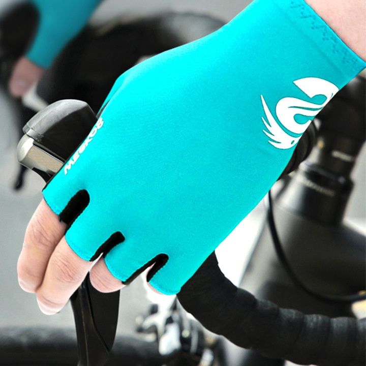 バイク　グローブ 指切り通気性抜群メッシュバイクグローブ