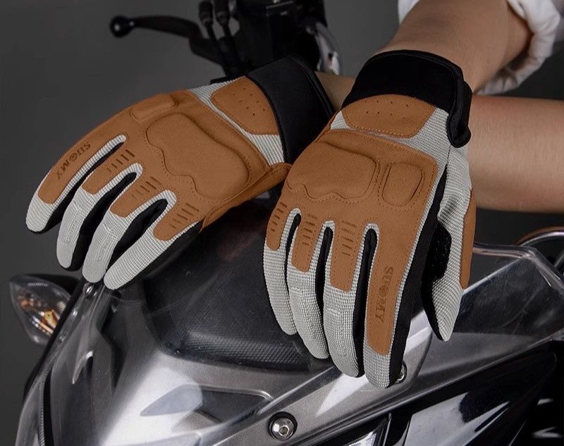 バイク　グローブ 夏用バイクグローブ 通気性抜群フルフィンガー仕様