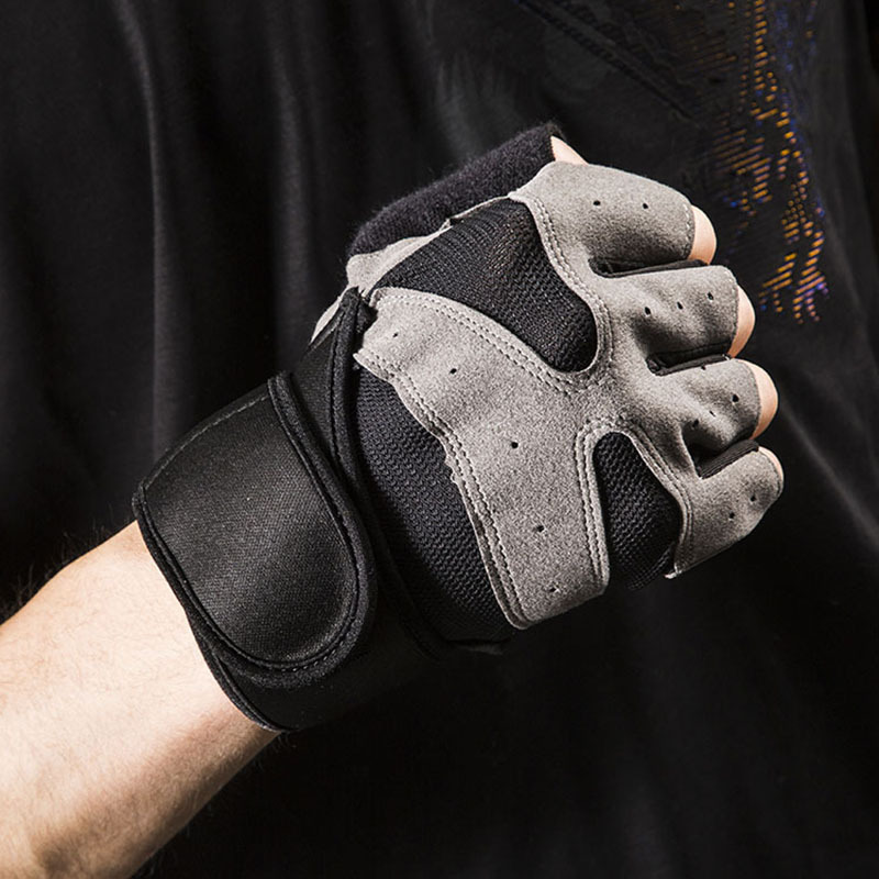 バイク　グローブ 指先自由メッシュ素材ハーフフィンガーバイクグローブ