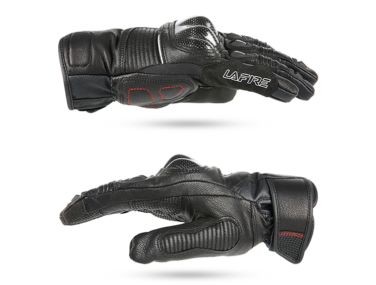 バイク　グローブ プロテクター付き本革ライディング手袋