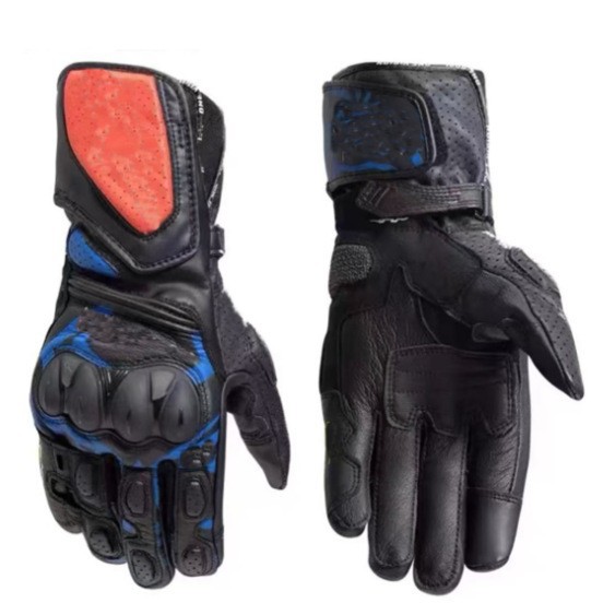 バイク　グローブ 本革製高機能長指バイクグローブ