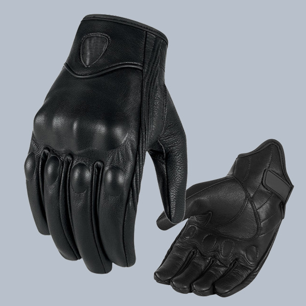 バイクグローブ 本革仕様プロテクター付きライディンググローブ