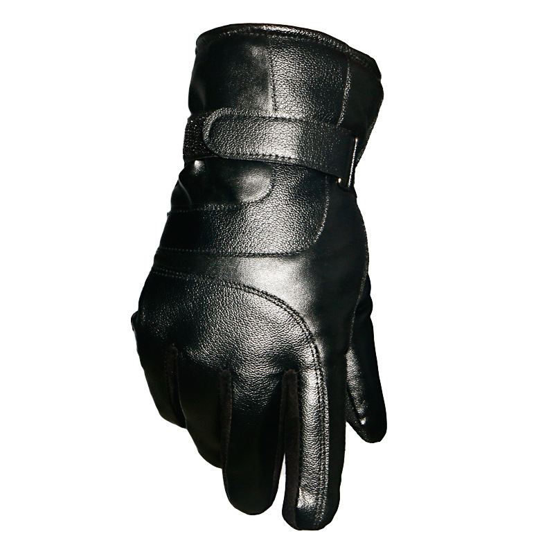 バイク　グローブ 本革　保温防風バイクグローブ