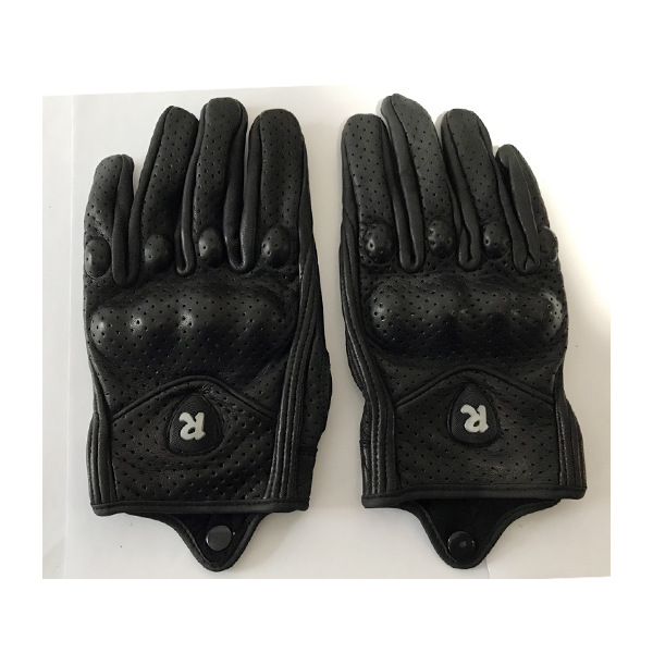 バイクグローブ 通気性抜群パンチング加工メッシュライディンググローブ