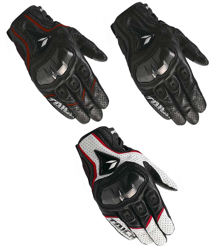 バイクグローブ 本革　ハードプロテクター装備ライディンググローブ