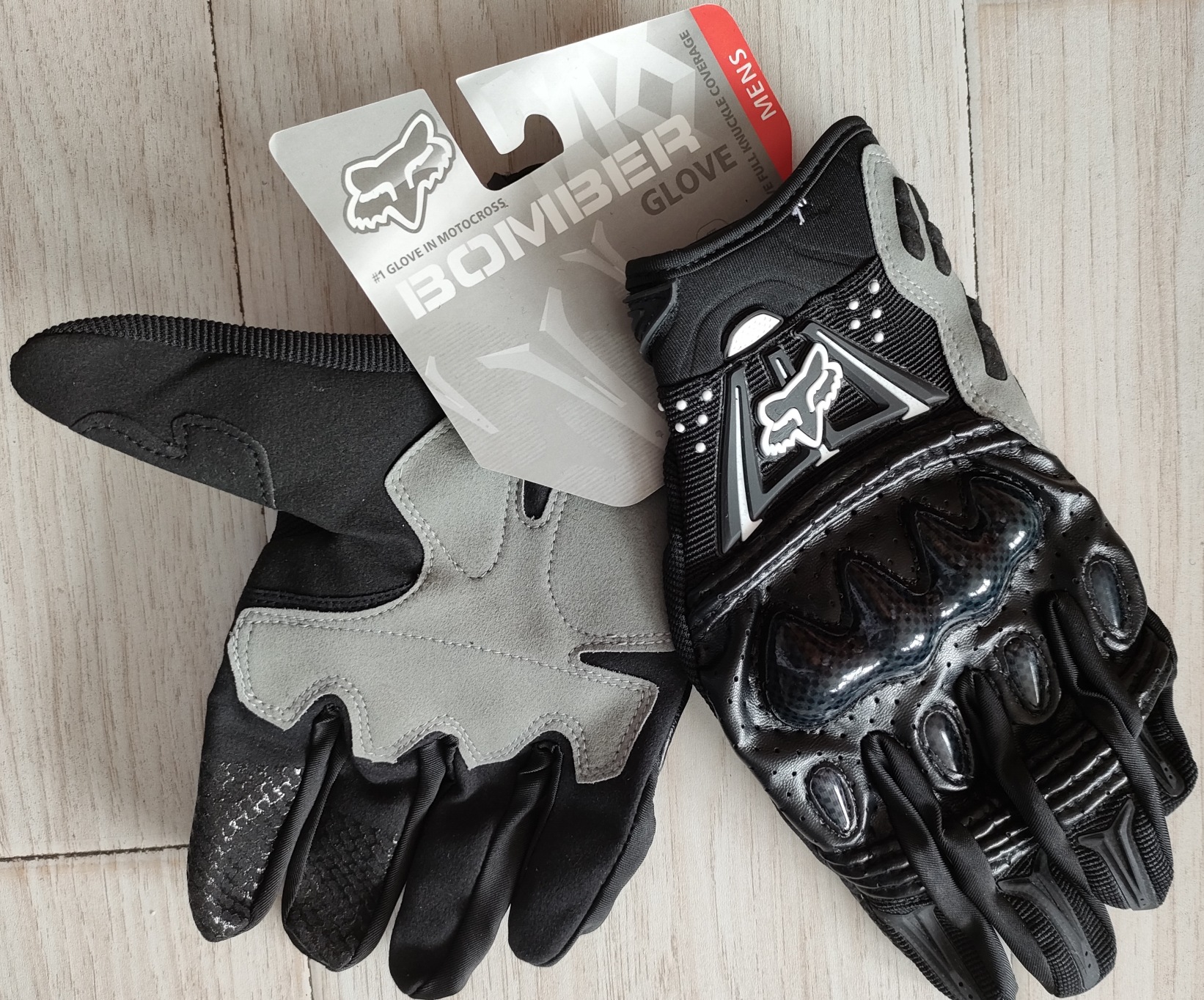 バイク　グローブ 革製保護強化バイクグローブ