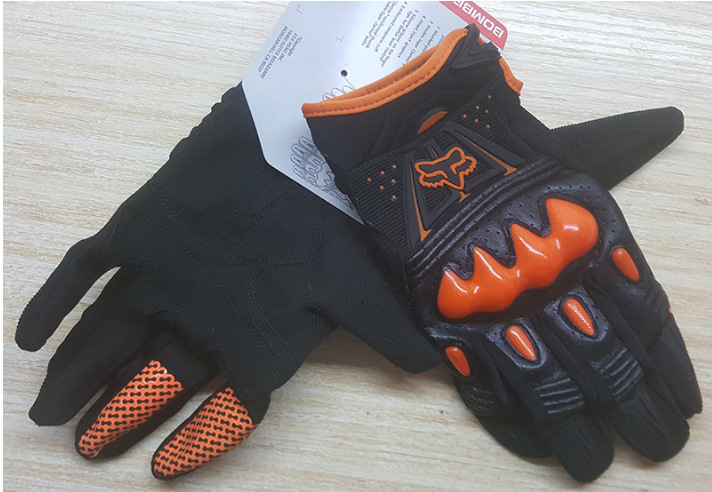 バイク　グローブ 革製保護強化バイクグローブ