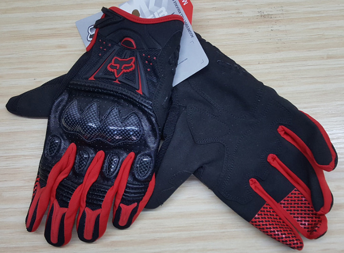 バイク　グローブ 革製保護強化バイクグローブ