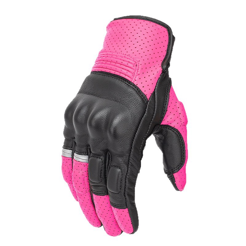 バイクグローブ　 本革製防護保温ライディンググローブ