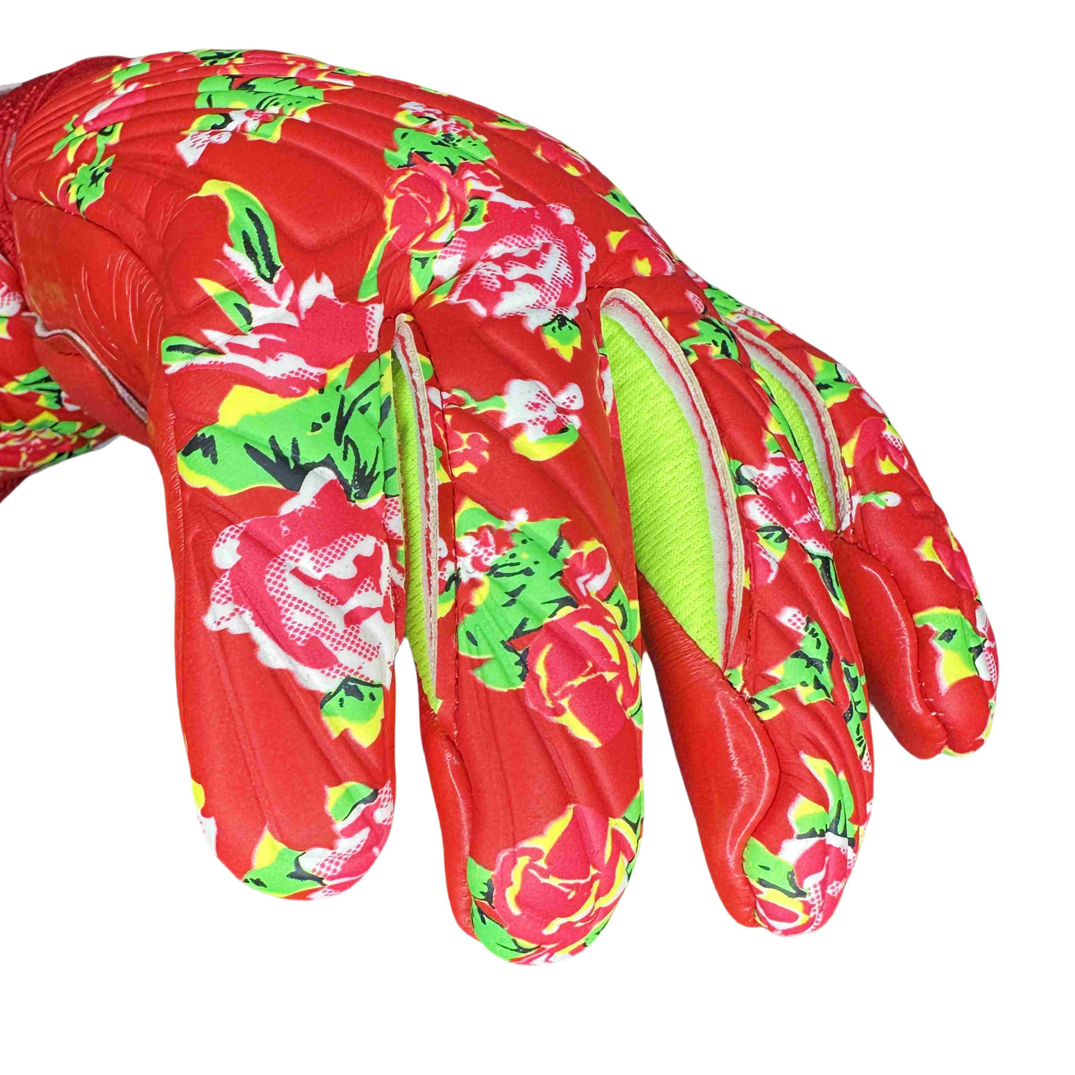 バイク　グローブ 花柄ライディングメッシュグローブ