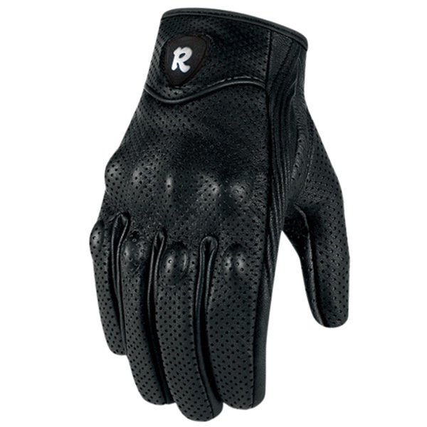 バイクグローブ 通気性抜群パンチング加工メッシュライディンググローブ