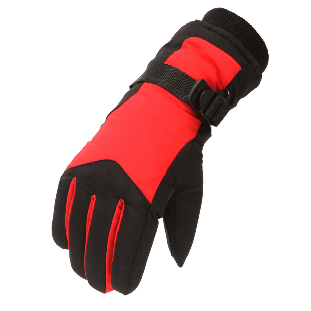 バイク　グローブ 革切替ベルト式防風防寒バイクグローブ