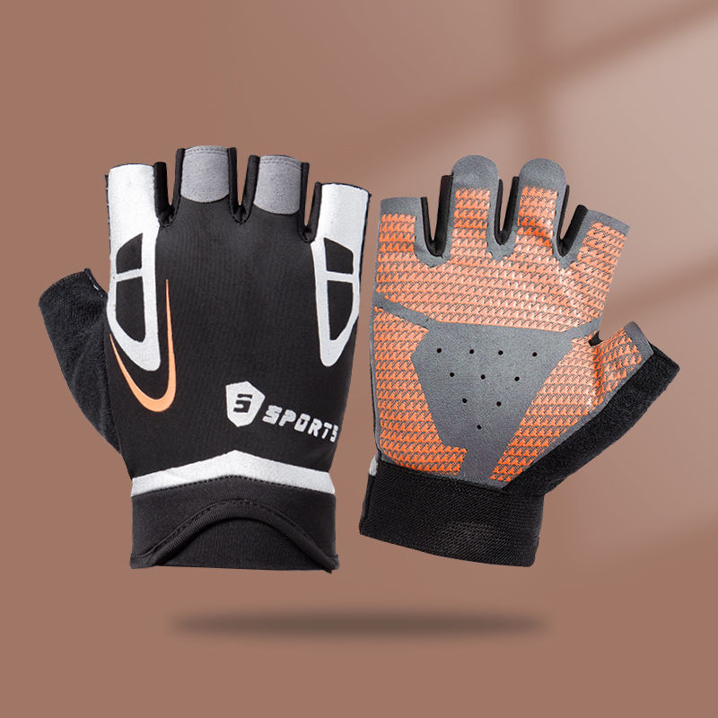 バイク　グローブ 通気性抜群指切りバイクグローブ