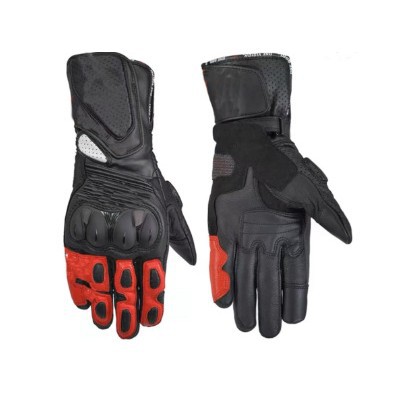 バイク　グローブ 本革製高機能長指バイクグローブ