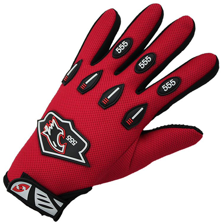 バイク　グローブ 本革使用プロテクター付きライディンググローブ