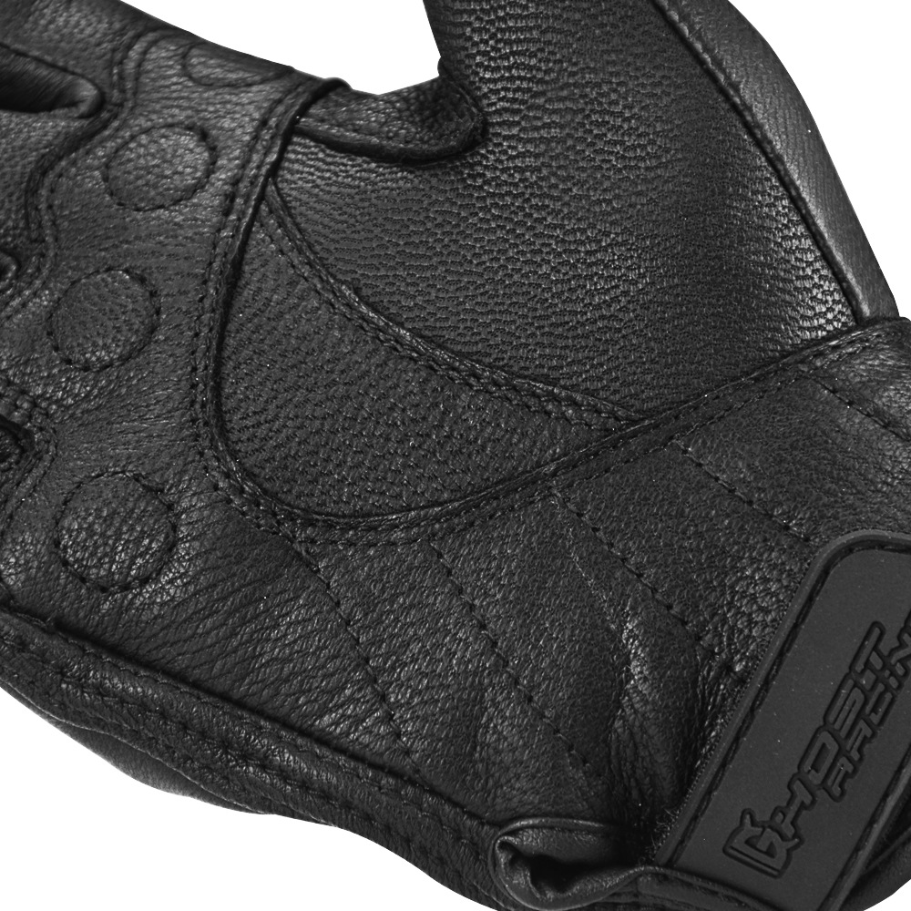 バイク　グローブ 本革製プロテクション付き二輪車用手袋