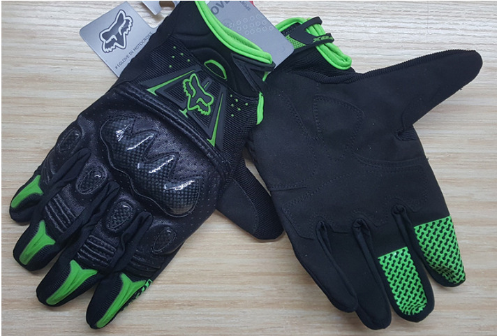 バイク　グローブ 革製保護強化バイクグローブ