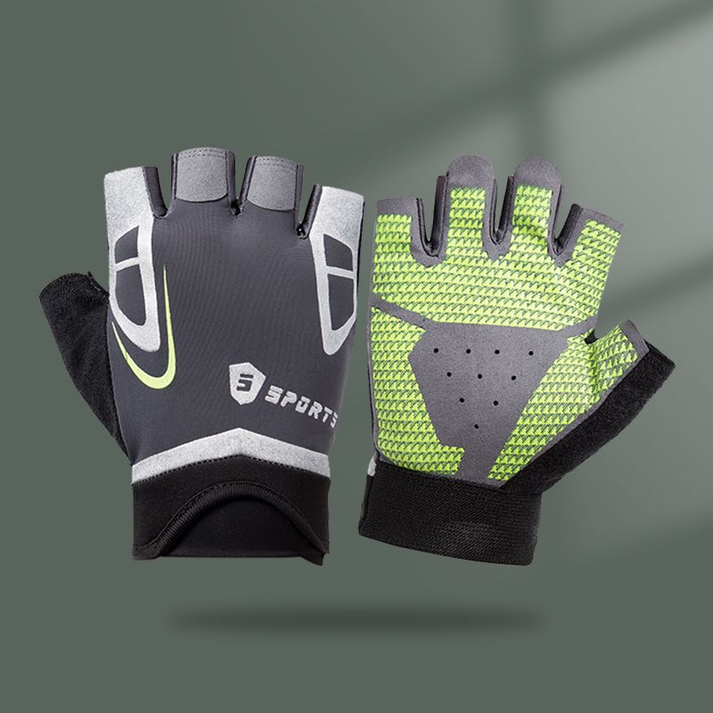 バイク　グローブ 通気性抜群指切りバイクグローブ