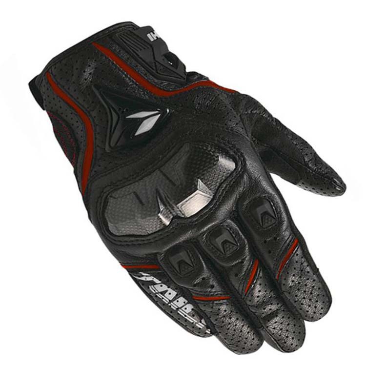 バイクグローブ 本革　ハードプロテクター装備ライディンググローブ