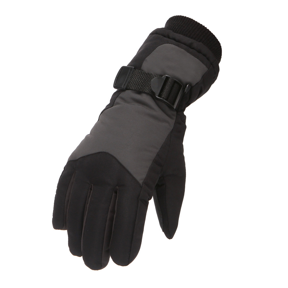 バイク　グローブ 革切替ベルト式防風防寒バイクグローブ