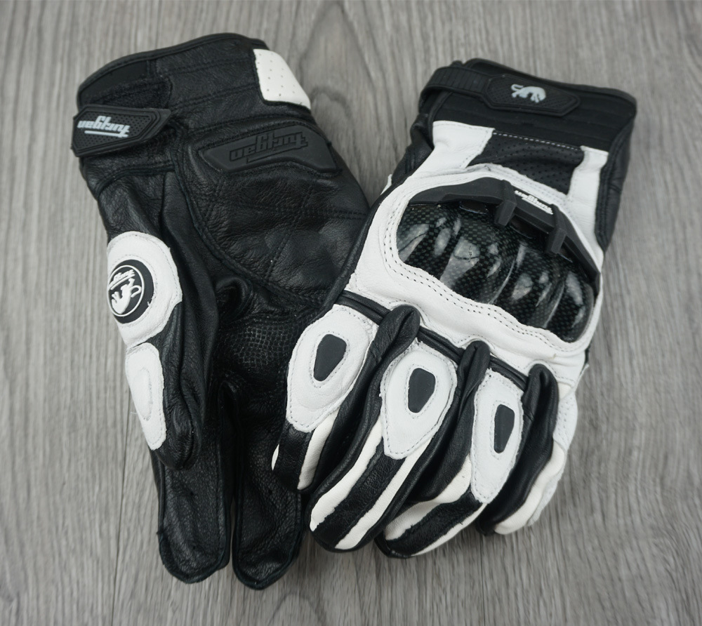 バイクグローブ 本革ハードプロテクター付きバイク用革手袋
