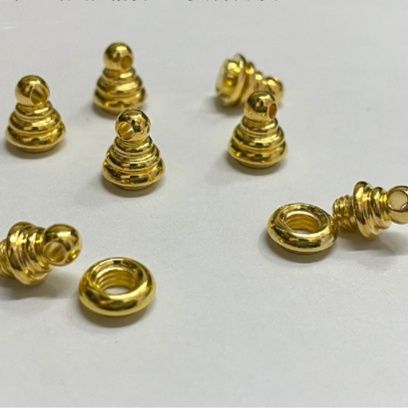 金 ネックレス 瓢箪型宝石ペンダント