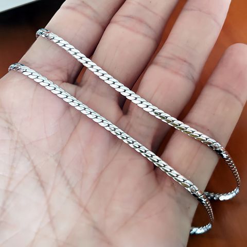 ゴールドネックレス シンプル喜平デザインネックレス