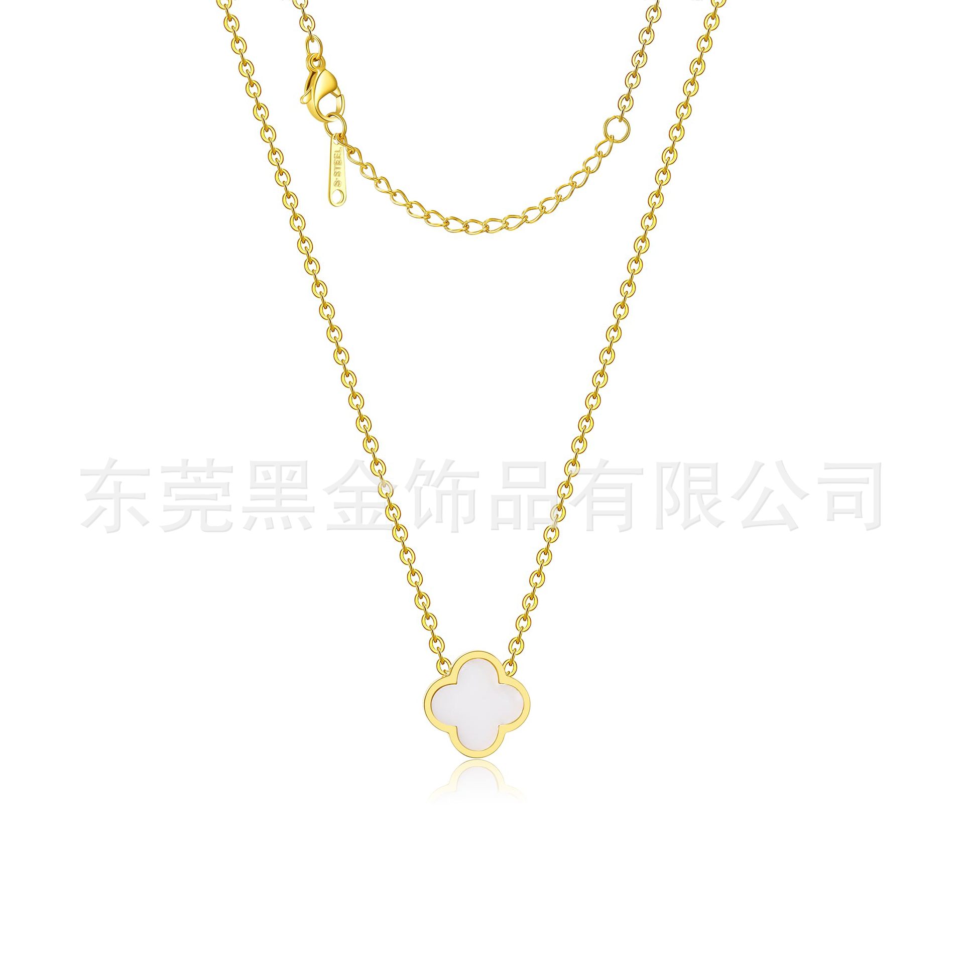 金 ネックレス 四葉モチーフ 優美ネックレス