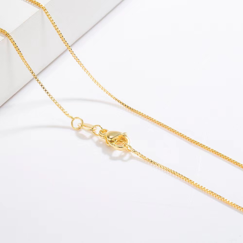 金 ネックレス ベネチアンチェーン華奢デザイン金ネックレス