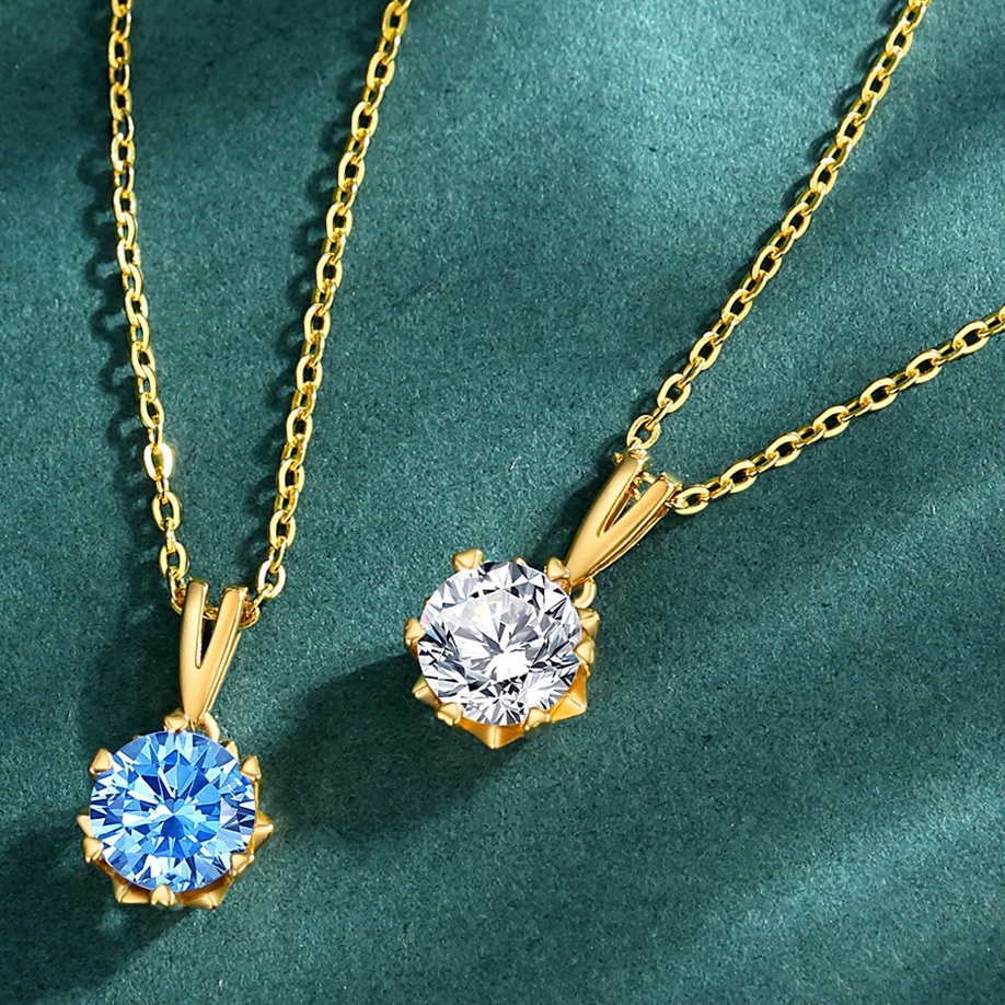 ゴールドアクセサリー 上品なひと粒ネックレス
