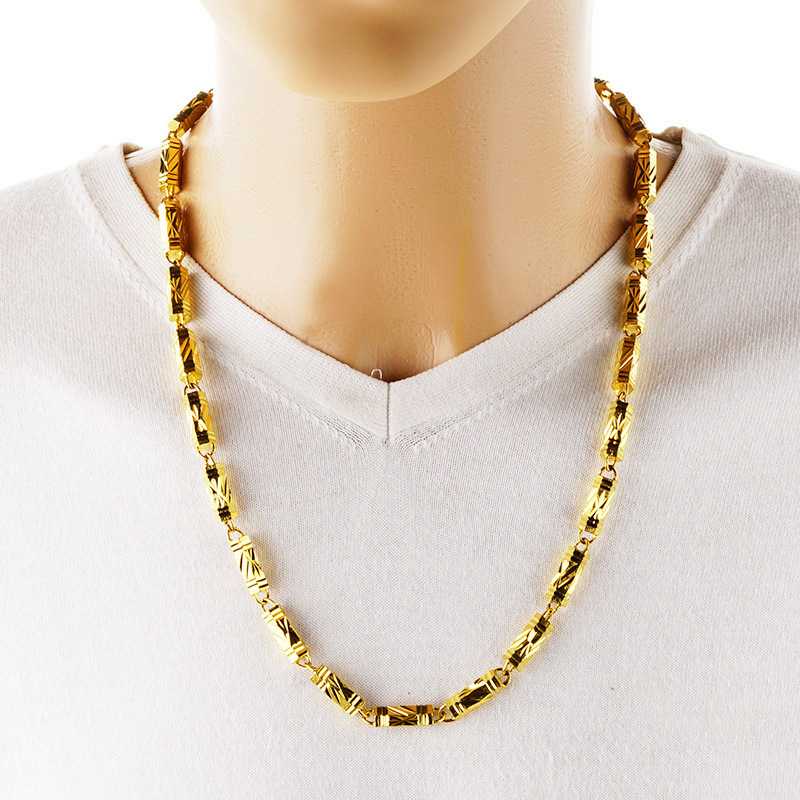 男性の魅力を引き立てる！スタイリッシュなゴールドネックレス5選