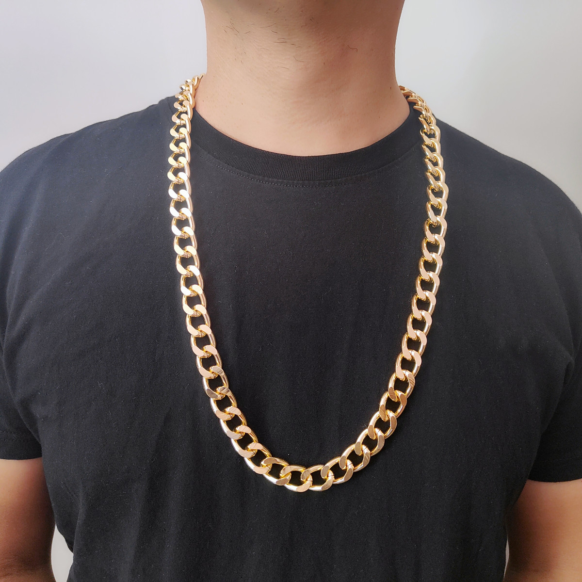 ゴールドアクセサリー 太チェーン重厚感喜平ネックレス