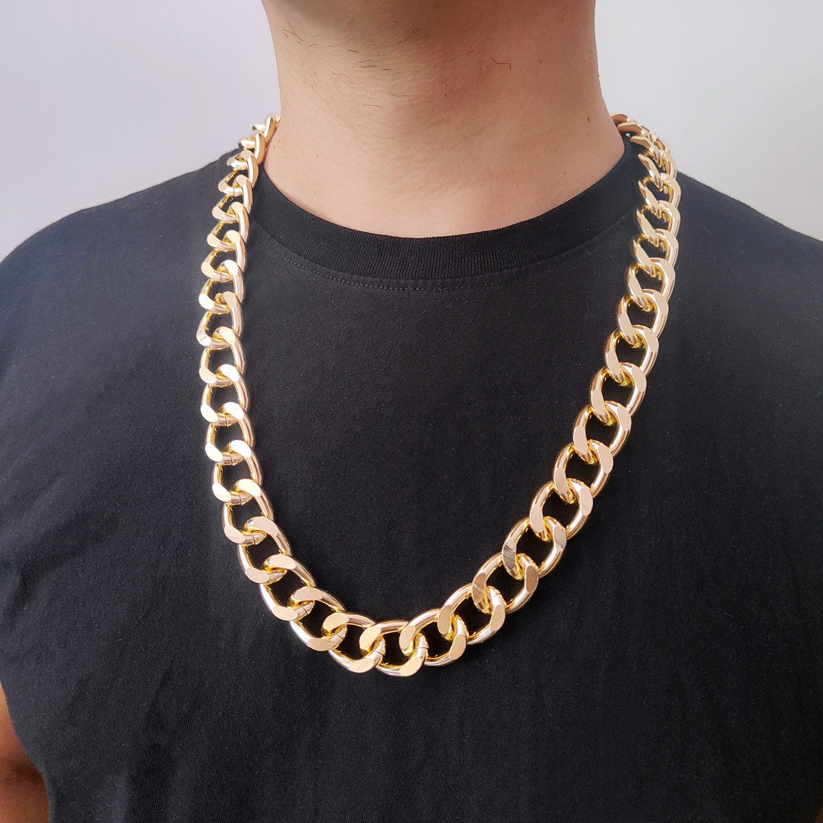ゴールドアクセサリー 太チェーン重厚感喜平ネックレス