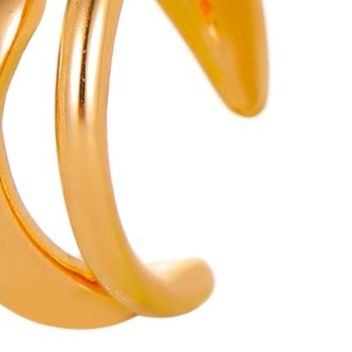 ゴールドアクセサリー イヤーカフ 波紋のささやき イヤーカフ