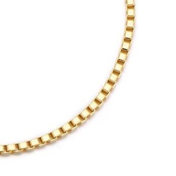 ゴールドアクセサリー ブレスレット 細身鎖編みブレスレット