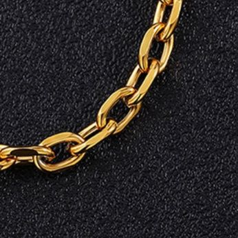 ゴールドアクセサリー ブレスレット 絆のチェーンブレスレット