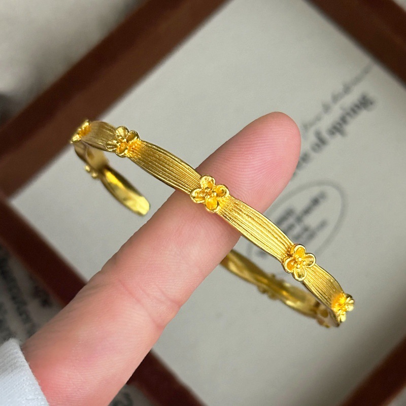 ゴールドアクセサリー ブレスレット アクセサリー 腕輪 シンプル 上品 バングル