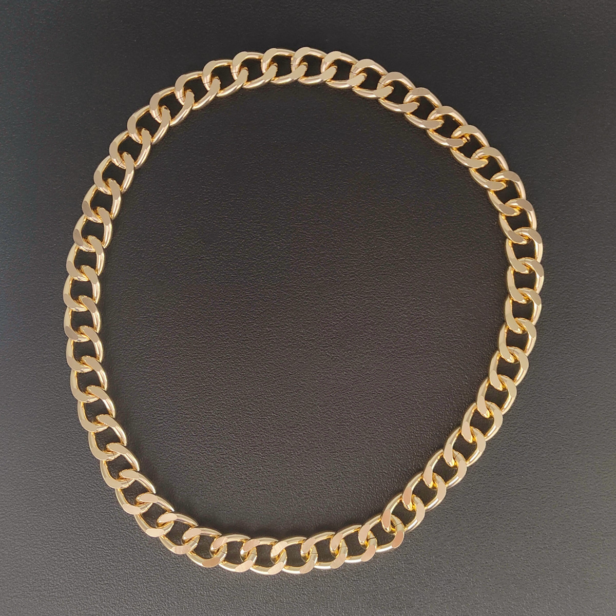 ゴールドアクセサリー 太チェーン重厚感喜平ネックレス