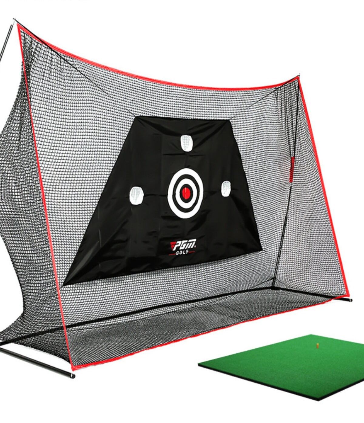 ゴルフ練習器具 標的付き多機能折りたたみ式ゴルフ練習用ネット