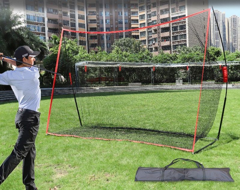 ゴルフ練習器具 大型据え置き式ゴルフ練習用打撃ネット