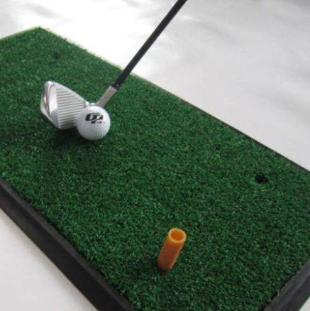 ゴルフ練習器具 多段階高低差調整機能付き練習マット