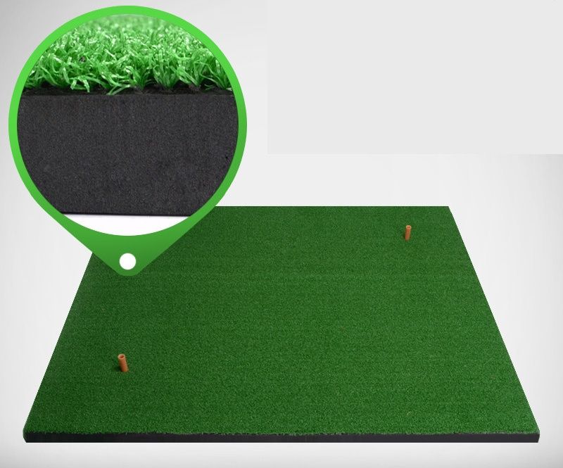 ゴルフ練習器具 二層構造芝生マット パター練習用大型サイズ