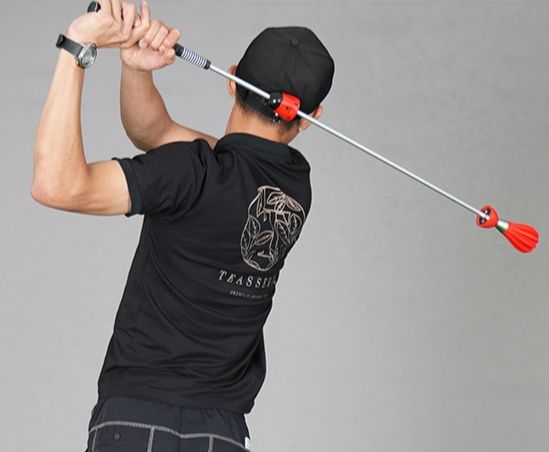 ゴルフ練習器具 磁力調整式スイング矯正棒 五段階負荷調整機能付き