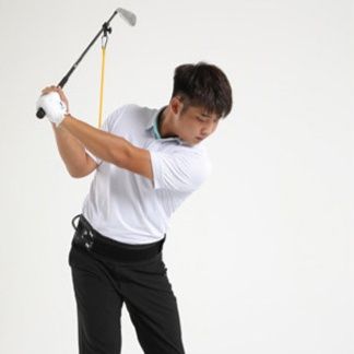 ゴルフ練習器具 腕と体の連動強化ベルト式スイング矯正器具