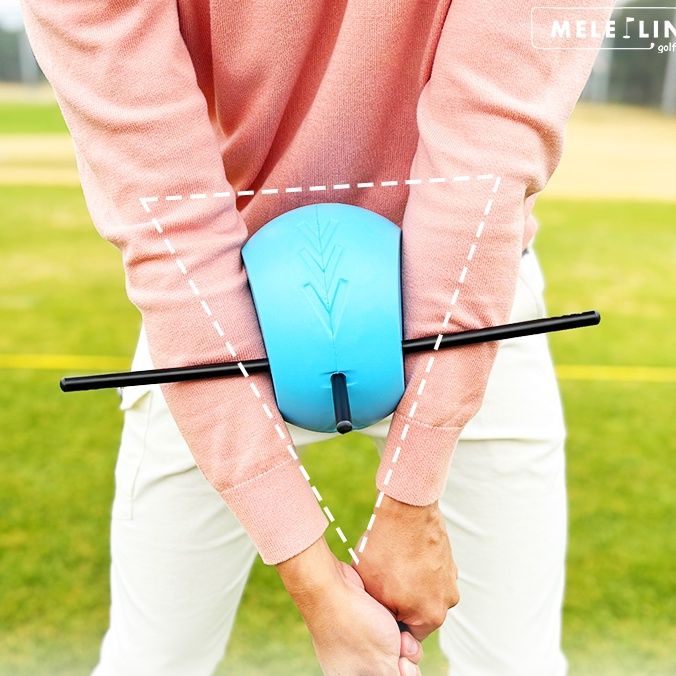 ゴルフ練習器具 腕装着式スイング軌道安定サポーター